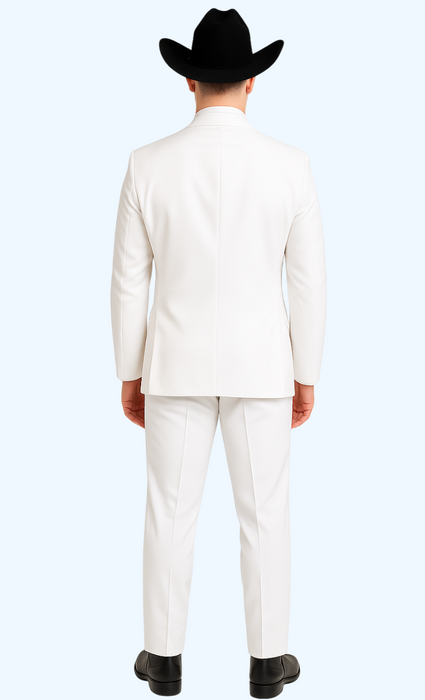 Smoking Traje - Esmoquin - Smoking Para Hombre - Single Breasted Trajes De Novio Suit White Tuxedo