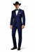 Smoking Traje - Esmoquin - Smoking Para Hombre - Slim Fit Trajes De Novio Navy Tuxedo