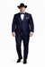 Smoking Traje - Esmoquin - Smoking Para Hombre - Slim Fit Trajes De Novio Navy Tuxedo