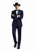 Smoking Traje - Esmoquin - Smoking Para Hombre - Slim Fit Trajes De Novio Navy Tuxedo