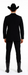Smoking Traje - Esmoquin - Smoking Para Hombre - Two Button Peak Western Black Tuxedo