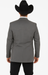 Smoking Traje - Esmoquin - Smoking Para Hombre - Two Button Western Grey Tuxedo