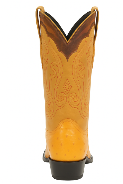 smooth-ostrich-buttercup-wingtip-cowboy-boots