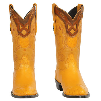 smooth-ostrich-buttercup-wingtip-cowboy-boots
