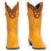 Smooth Ostrich Buttercup Wingtip Cowboy Boots
