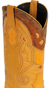 smooth-ostrich-buttercup-wingtip-cowboy-boots