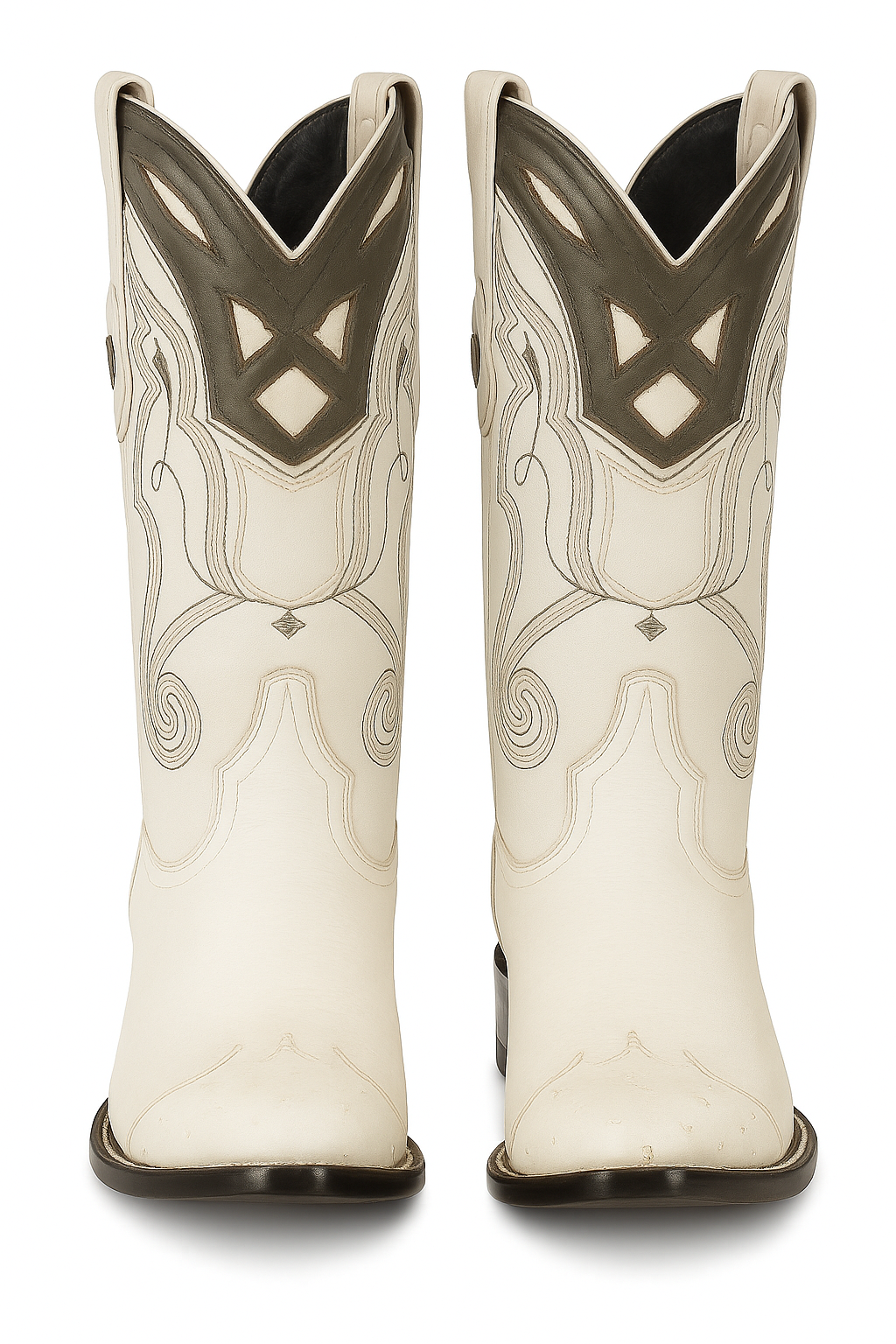 Men's Wild West Smooth Ostrich Skin 3X Toe Boots 29504-B - Image 32