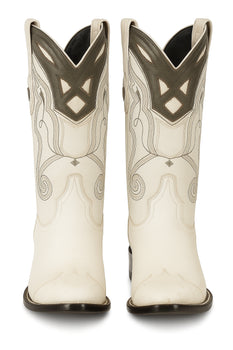 Men's Wild West Smooth Ostrich Skin 3X Toe Boots 29504-B - Image 32