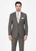 Solid Brown Extra Fine Poly-Rayon Summer Light Weight Fabric Cheap Priced Business Suits Clearance Sale