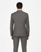 Solid Brown Extra Fine Poly-Rayon Summer Light Weight Fabric Cheap Priced Business Suits Clearance Sale