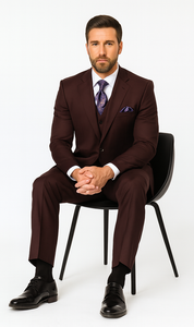 Solid Plum Eggplant Very Dark Purple