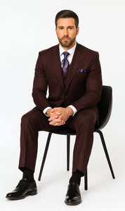 Solid Plum Eggplant Very Dark Purple