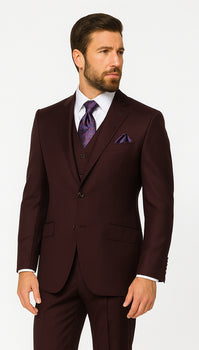 Solid Plum Eggplant Very Dark Purple