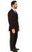 Solid Plum Eggplant Very Dark Purple W Hand-Pick Stitching Super 150'S Vested Suit - 100% Percent Wool Fabric Suit - Worsted Wool Business Suit