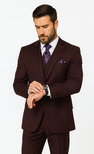 Solid Plum Eggplant Very Dark Purple