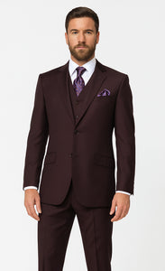 Solid Plum Eggplant Very Dark Purple