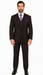 Solid Plum Eggplant Very Dark Purple W Hand-Pick Stitching Super 150'S Vested Suit - 100% Percent Wool Fabric Suit - Worsted Wool Business Suit