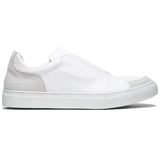 Zelli Spettacolare Pebble Grain Slip On Sneakers White (65-225-WHT)