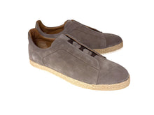 P01009 Sportivo- Elastic Vamp- Taupe Suede
