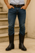 Square Toe Alligator Print Boots