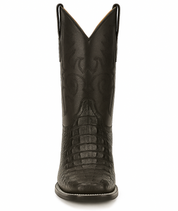 Square Toe Alligator Print Boots by La Sierra Boots