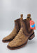 Square Toe Ankle Boots Python Print Oryx
