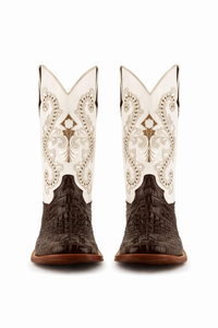 Men's Genuine Exotic Animal Skin Ferrini Hornback Crocodile Card Holder by Ferrini USA