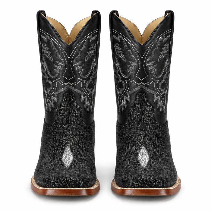 Men’s Square Toe Stingray Boots – Luxury Exotic Leather Footwear - By Los Altos Boot