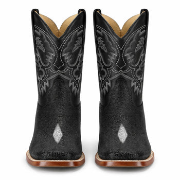 Men’s Square Toe Stingray Boots – Luxury Exotic Leather Footwear - By Los Altos Boot