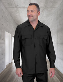 Mens 2-Piece 100% Wool Walking Suit with Pleated Wide-Leg Pants – Classic and Comfortable