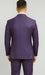 Stacy Adams Mens Windowpane Suit Purple