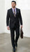 Statement Mens Modern Fit 2 Piece 100% Super 200s Wool Suit – Solid Colors, Notch Lapel Jacket