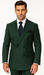 Statement Men's Outlet 2-Piece 100% Wool Double-Breasted Plaid Fashion Suit
