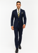 Statement Suits - Wool Suits - Peak Lapel Suits - Ticket Pocket - Modern Fit - Blue Suit