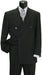 Mens Steve Harvey Brand Suit Double Breasted in Color Black Modern Fit