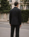 Mens Steve Harvey Brand Suit Double Breasted in Color Black Modern Fit