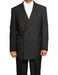 Mens Steve Harvey Brand Suit Double Breasted in Color Black Modern Fit