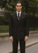 Mens Steve Harvey Brand Suit Double Breasted in Color Black Modern Fit