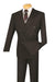 Mens Steve Harvey Brand Suit Double Breasted in Color Black Modern Fit