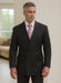 Mens Steve Harvey Brand Suit Double Breasted in Color Black Modern Fit