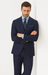 Steve Harvey Suits Clothing line - Steve Harvey Suits Mens Peak Lapel Modern Fit - No Pleated Pants Designer Brand Navy 3 Piece Vested Chest Pocket Suit