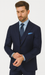 Steve Harvey Suits Clothing line - Steve Harvey Suits Mens Peak Lapel Modern Fit - No Pleated Pants Designer Brand Navy 3 Piece Vested Chest Pocket Suit