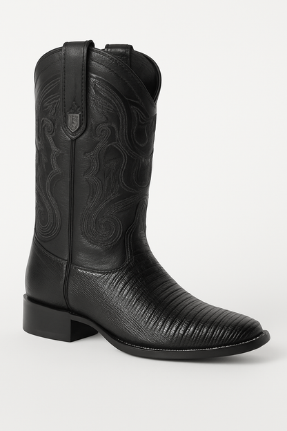 Men's Wild West Teju Lizard Skin 3X Toe Boots 29507 - Image 9