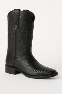 Men's Wild West Teju Lizard Skin 3X Toe Boots 29507 - Image 9