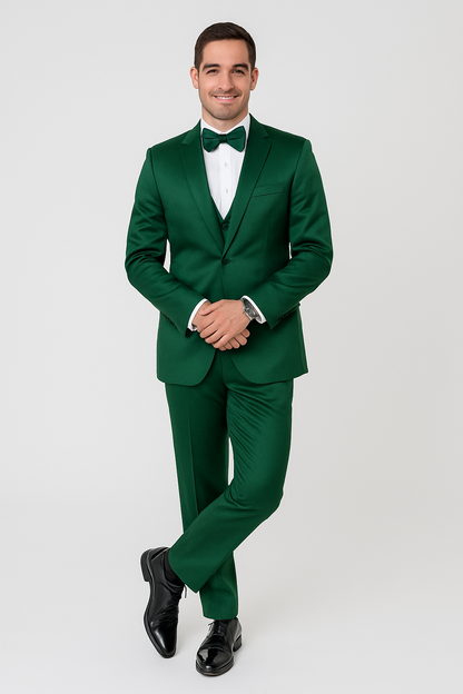 Mens Modern Fit Shiny Sharkskin Suit