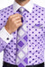 Polka Dot Dress Shirt - Purple