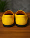 Men's Yellow Suede Loafers – Casual Slip-On Moccasin Driving Shoes