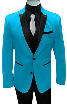 SKU#58771Teal Tuxedo - Teal Prom Suits - Teal Prom Tuxedos Jacket