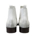 Men's Faded White Vestigium Boots Genuine Ostrich Chelsea Boots
