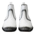 Men's Faded White Vestigium Boots Genuine Ostrich Chelsea Boots